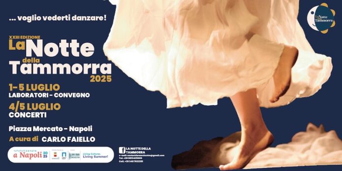 Napoli, tutto pronto per la XXIII edizione de “La Notte della Tammorra”