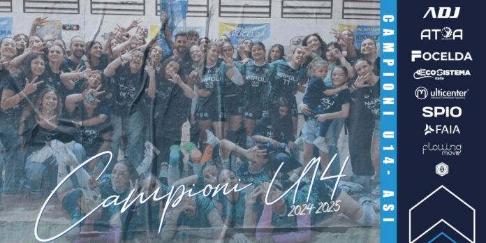 Il Volley Napoli è campione U14 Asi: “Vincere così è una soddisfazione immensa”