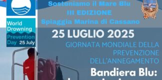 Piano di Sorrento: evento a Marina di Cassano per la Giornata mondiale della prevenzione dell’annegamento