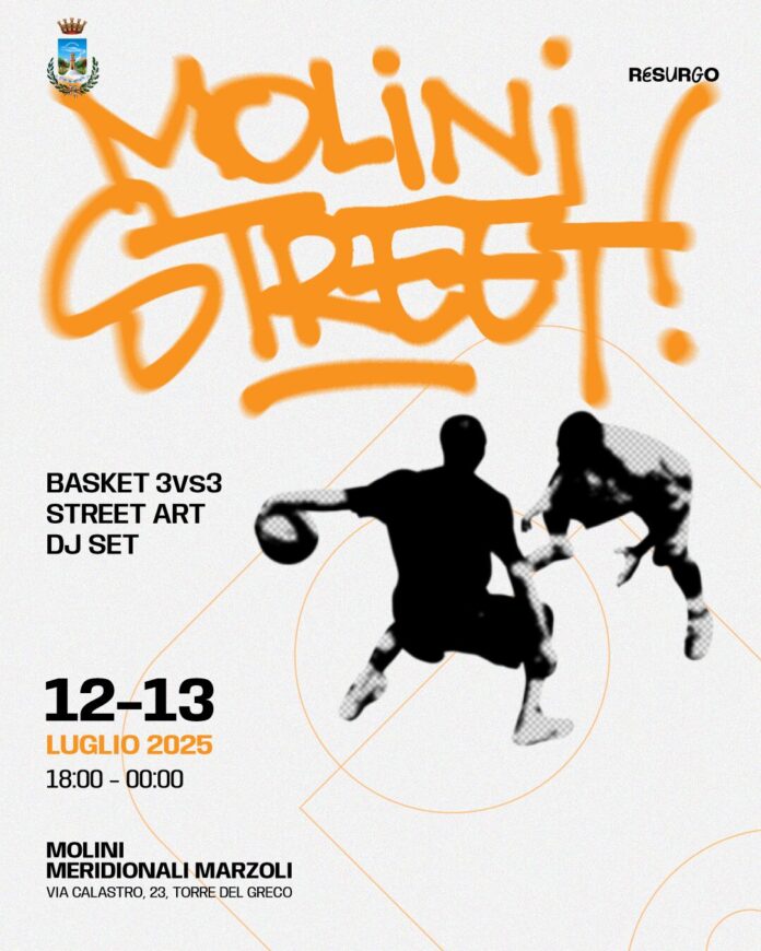Molini Street 2025: due giorni di sport, musica e arte urbana a Torre del Greco