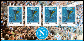 Poste Italiane celebra il quarto Scudetto del Napoli con un francobollo speciale