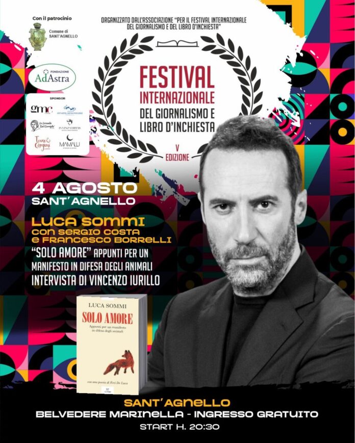 Sant’Agnello: Luca Sommi chiude il Festival Internazionale del Giornalismo e del Libro d’Inchiesta 2025