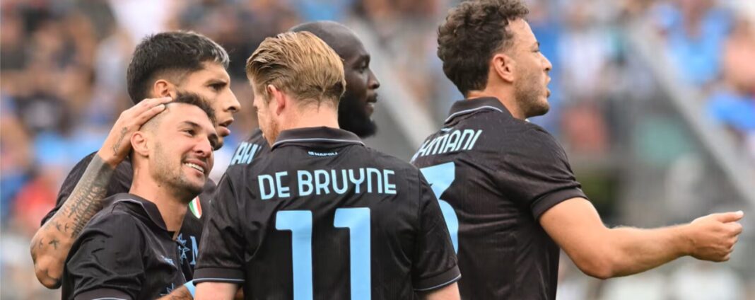 Il Napoli saluta Castel di Sangro con una convincente vittoria sui campioni di Grecia dell'Olympiacos