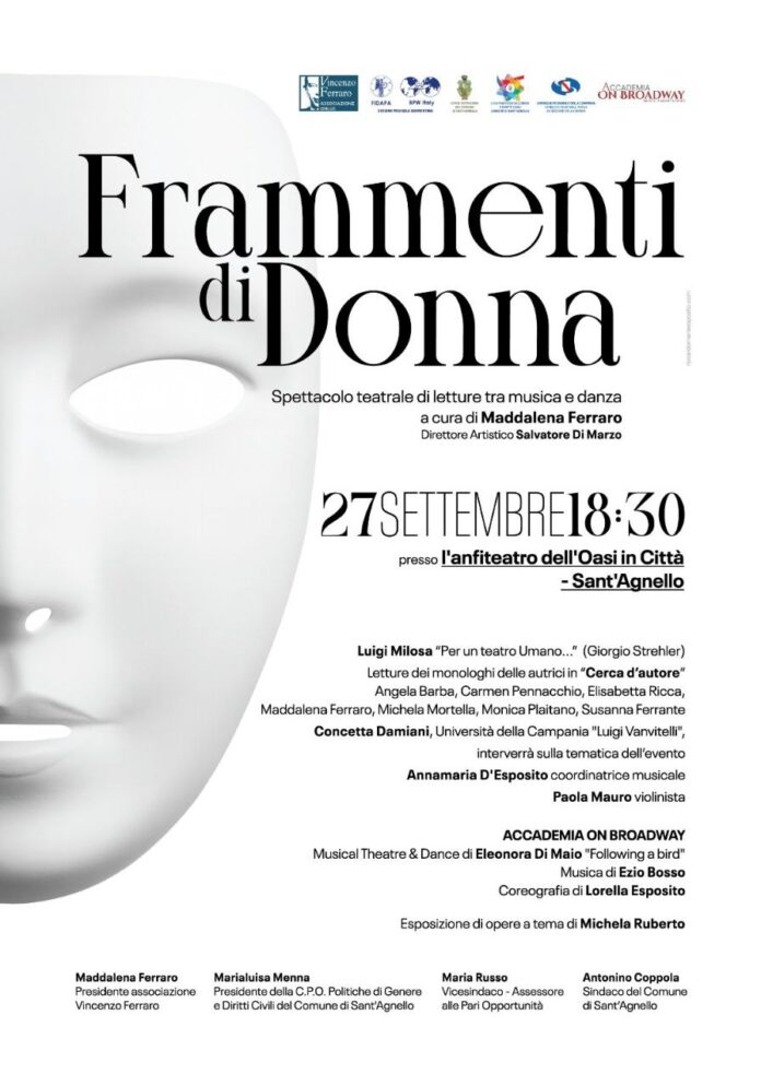 A Sant’Agnello “Frammenti di Donna”: il teatro si fa specchio di storie, voci e coraggio al femminile