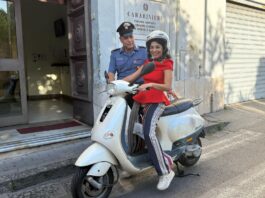 Piano di Sorrento: Vespa rubata restituita alla proprietaria direttamente in caserma
