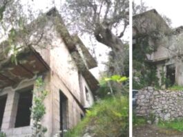 Meta, demolito edificio abusivo di tre piani in via Alberi: sentenza del 2006 eseguita dal proprietario