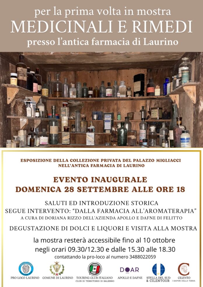 Laurino riscopre la sua storia: inaugurazione della mostra presso l’antica farmacia