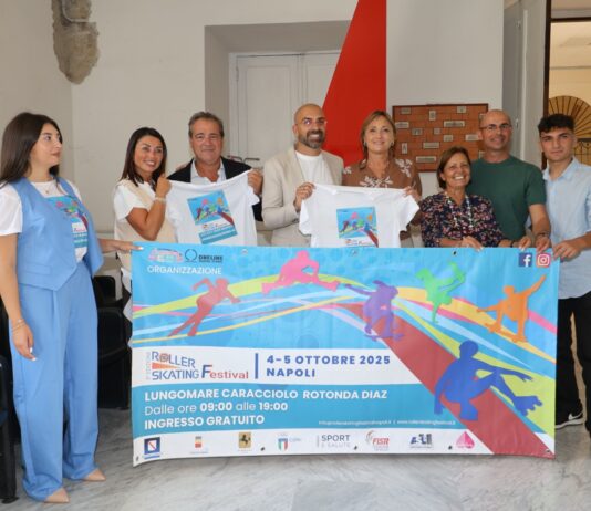 Roller Skating Festival Napoli 2025: presentato al comune di Napoli il più grande evento di pattinaggio su rotelle del sud Italia