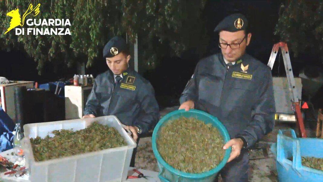 Fabbrica droga Lettere monti lattari