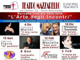 Torre Annunziata: al via la rassegna “L’arte degli incontri” tra musica, teatro e solidarietà