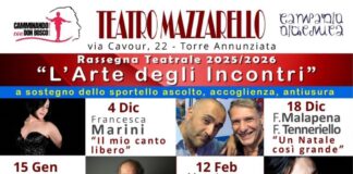 Torre Annunziata: al via la rassegna “L’arte degli incontri” tra musica, teatro e solidarietà