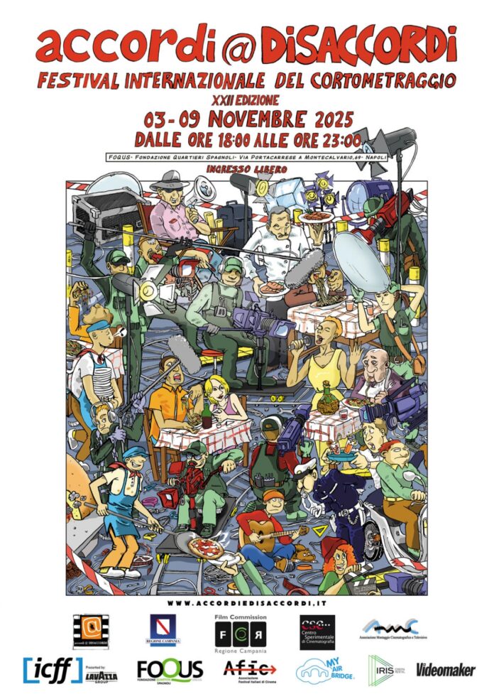Napoli, tutto pronto per “accordi @ DISACCORDI”, Festival Internazionale del Cortometraggio, 22ª edizione Napoli, tutto pronto per “accordi @ DISACCORDI”, Festival Internazionale del Cortometraggio, 22ª edizione