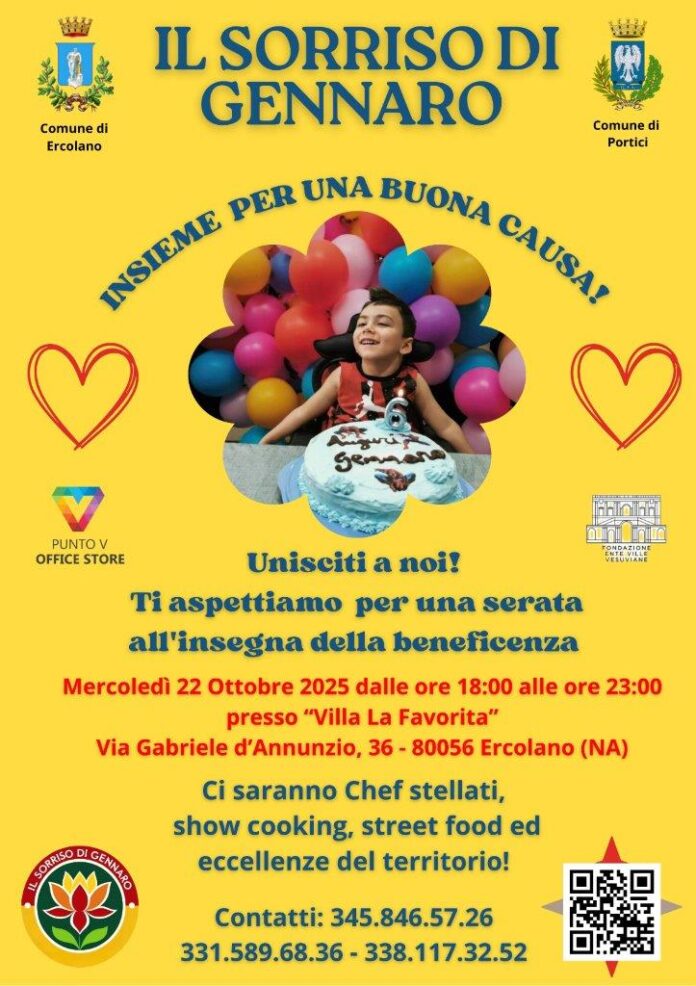 Serata di beneficenza a Villa la Favorita ad Ercolano Serata di beneficenza a Villa la Favorita ad Ercolano