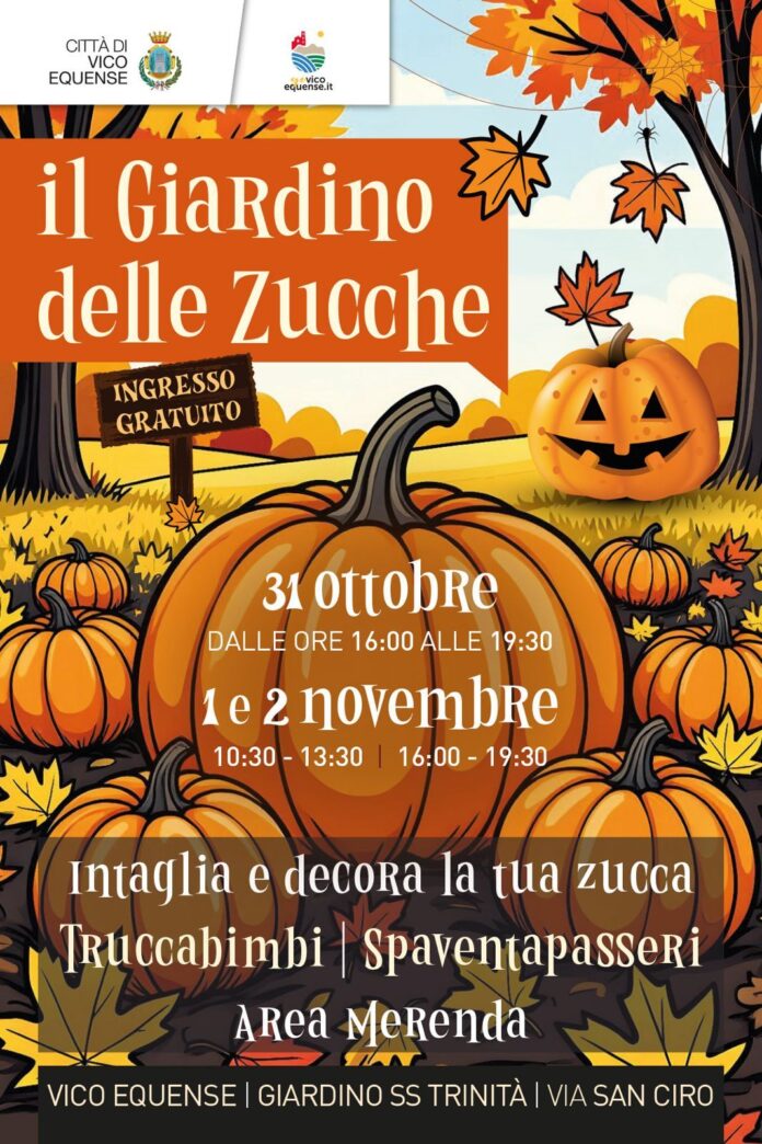 Vico Equense, “Il Giardino delle Zucche” alla SS. Trinità: tre giorni di magia e comunità per i più piccoli