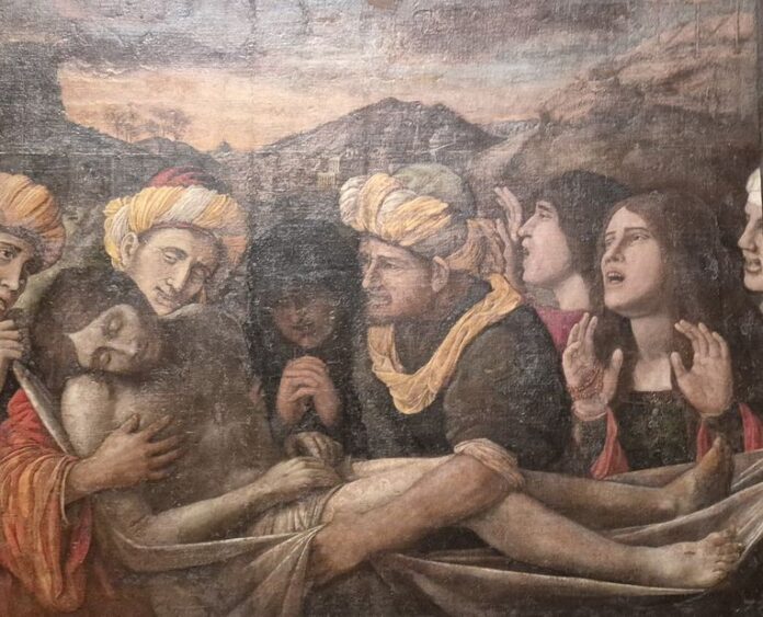 Pompei, nasce la pinacoteca mariana: esposta la «Deposizione di Cristo» di Andrea Mantegna