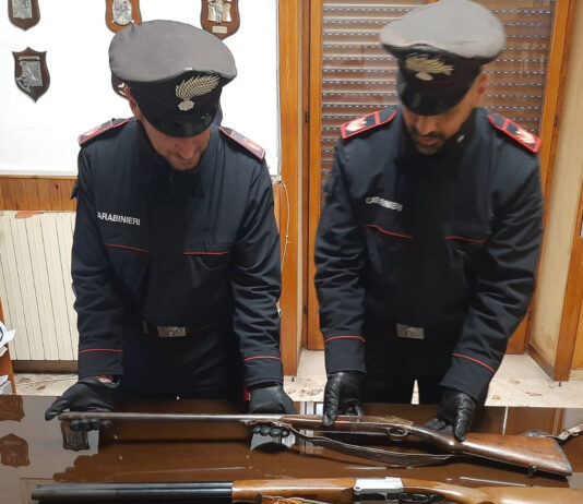Agerola, armi in casa: i Carabinieri arrestano un 64enne