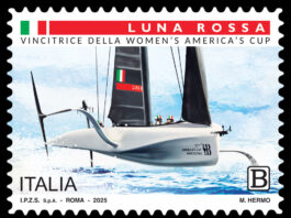 Poste Italiane: emessi due nuovi francobolli dedicati alle vittorie di Luna Rossa alla Women’s e Youth America’s Cup
