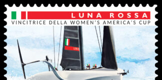 Poste Italiane: emessi due nuovi francobolli dedicati alle vittorie di Luna Rossa alla Women’s e Youth America’s Cup