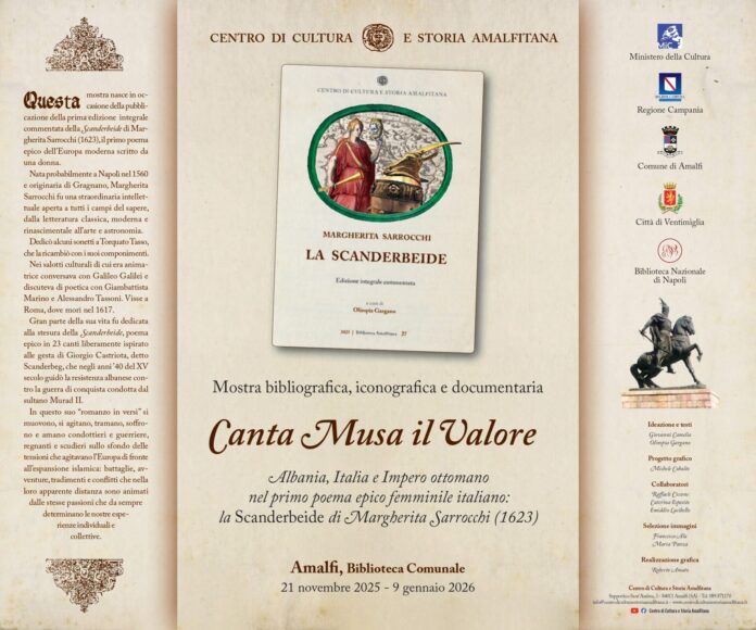 L’Ambasciatrice dell’Albania ad Amalfi per il convegno internazionale “Sulle tracce di Scanderbeg”