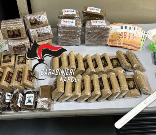 Pozzuoli, blitz antidroga in piena notte: arrestati due uomini e una donna. Sequestrate dosi di cocaina, hashish e marijuana