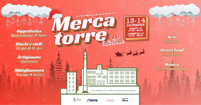 Torre del Greco, tra vintage e creatività: torna Mercatorre agli Ex Molini Marzoli