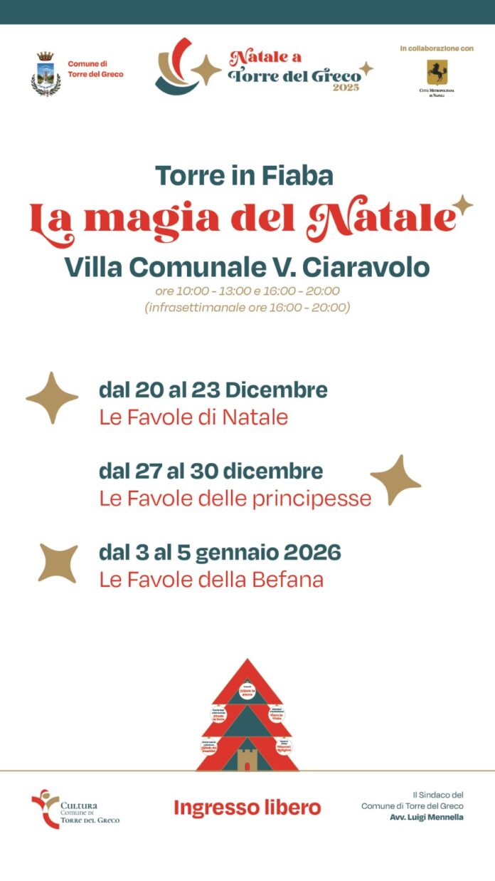 Torre del Greco, entrano nel vivo le rassegne natalizie dedicate ai bambini
