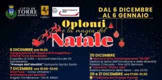 Torre Annunziata, al via “Oplonti e la magia del Natale”: un mese di eventi dal 6 dicembre al 6 gennaio