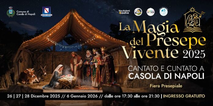 Casola di Napoli, il borgo si accende: torna il Presepe Vivente Cantato e Cuntato