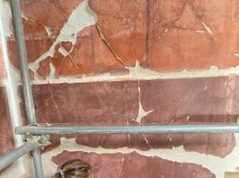 Parco Archeologico di Ercolano, nuovi lavori di manutenzione alla Casa del Bicentenario