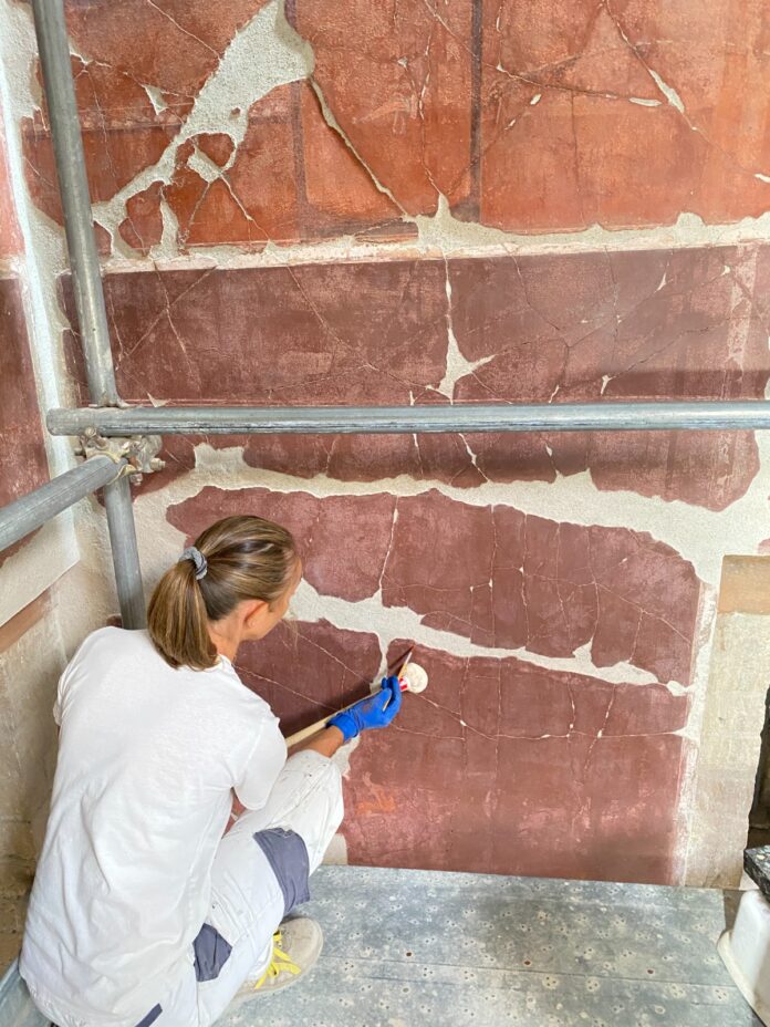 Parco Archeologico di Ercolano, nuovi lavori di manutenzione alla Casa del Bicentenario