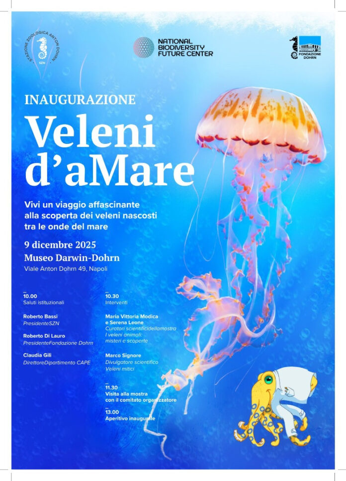 Napoli, la Stazione Zoologica Anton Dohrn inaugura la mostra “Veleni d’aMare”