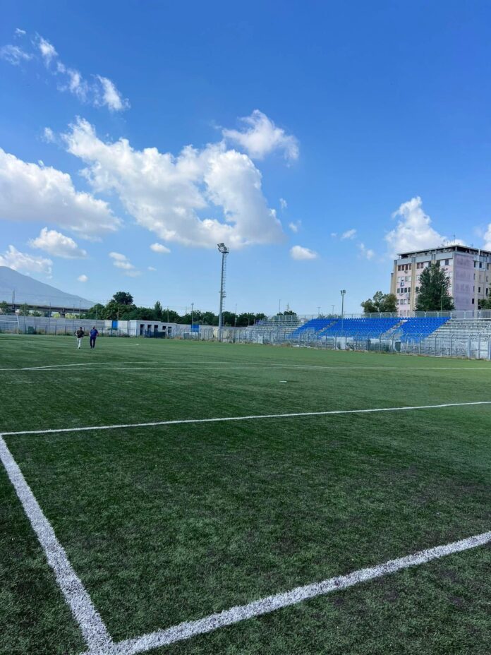 Marigliano, riaperta la tribuna principale del campo sportivo comunale