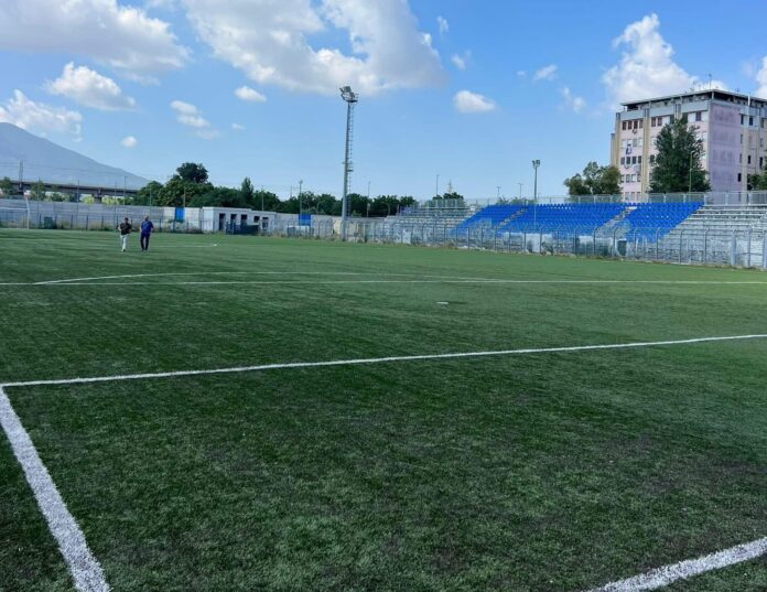 Marigliano, riaperta la tribuna principale del campo sportivo comunale