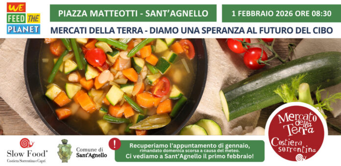 Sant’Agnello, torna il “Mercato della Terra” Slow Food