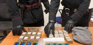 Villaricca: tre arresti per droga. I Carabinieri sequestrano oltre 3 chili di hashish