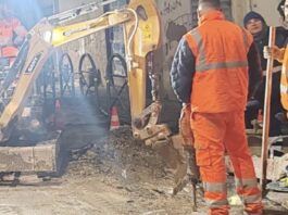 Casoria, perdita idrica e crollo in via Cavour: evacuate venti famiglie, nessun ferito