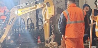 Casoria, perdita idrica e crollo in via Cavour: evacuate venti famiglie, nessun ferito