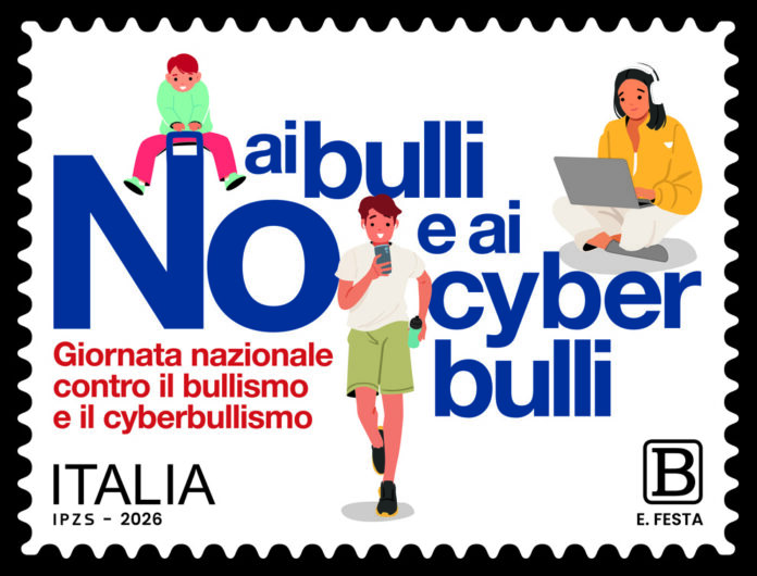 Poste Italiane emette un francobollo contro bullismo e cyberbullismo per la Giornata nazionale