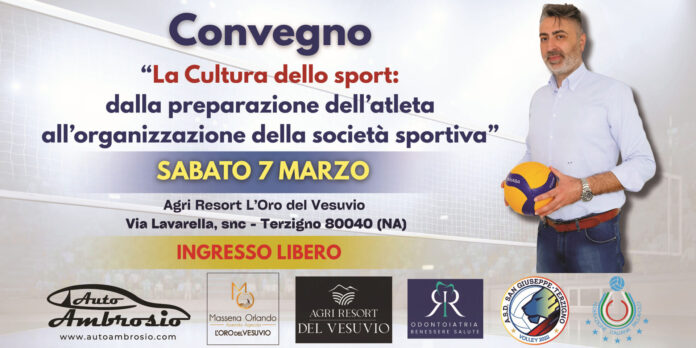 Terzigno, convegno sulla cultura dello sport tra preparazione dell’atleta e organizzazione delle società