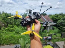 Drone pronto a volare