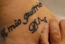 Il tatuaggio di mamma Patrizia per il piccolo di Napoli trapiantato