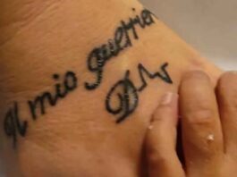 Il tatuaggio di mamma Patrizia per il piccolo di Napoli trapiantato