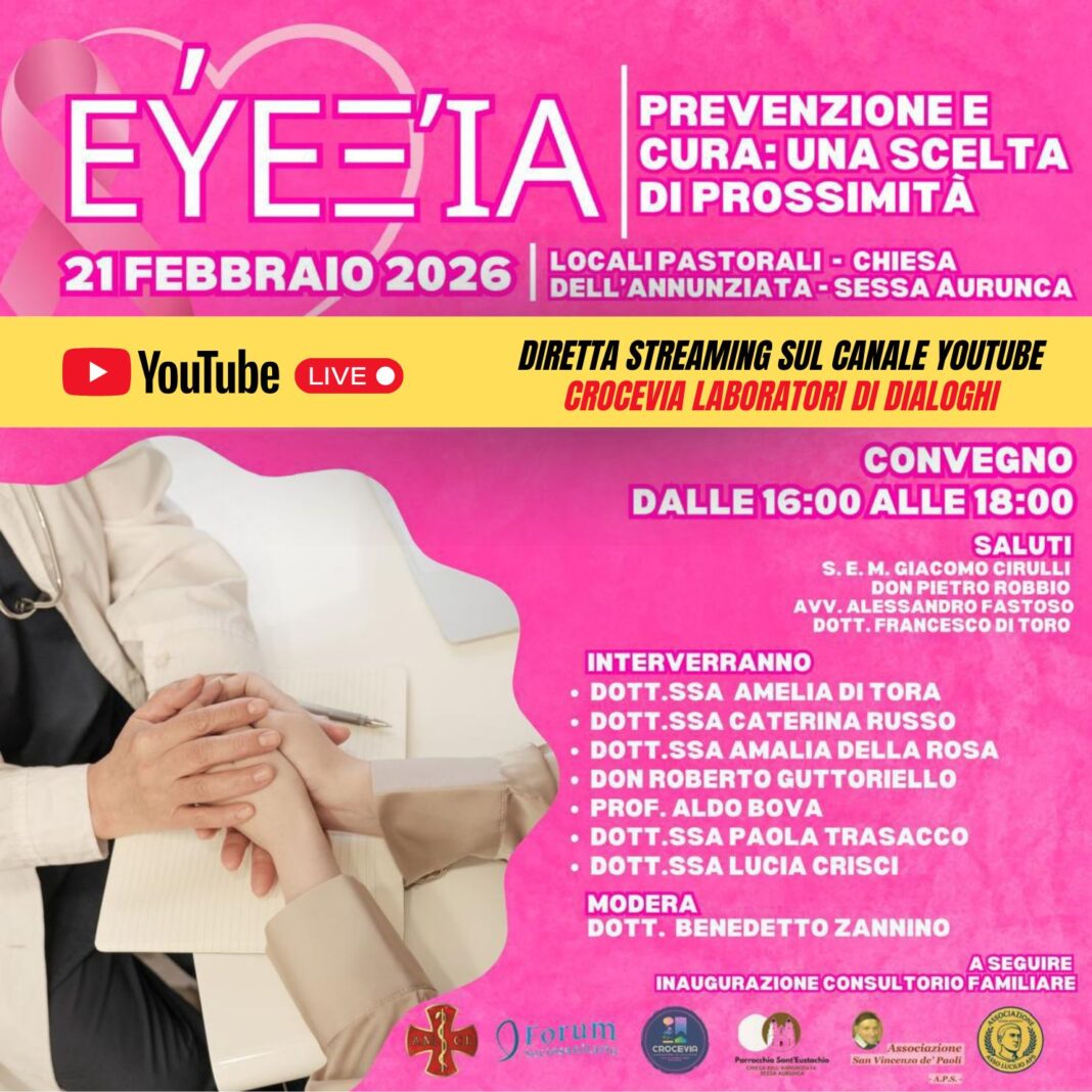 Locandina dell'evento sulla prevenzione