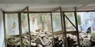 Maltempo a Marano: crollo di un muro costringe allo sgombero 26 famiglie