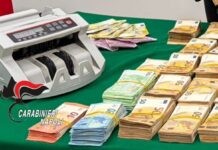 Sequestrati 800mila euro