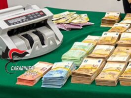 Sequestrati 800mila euro