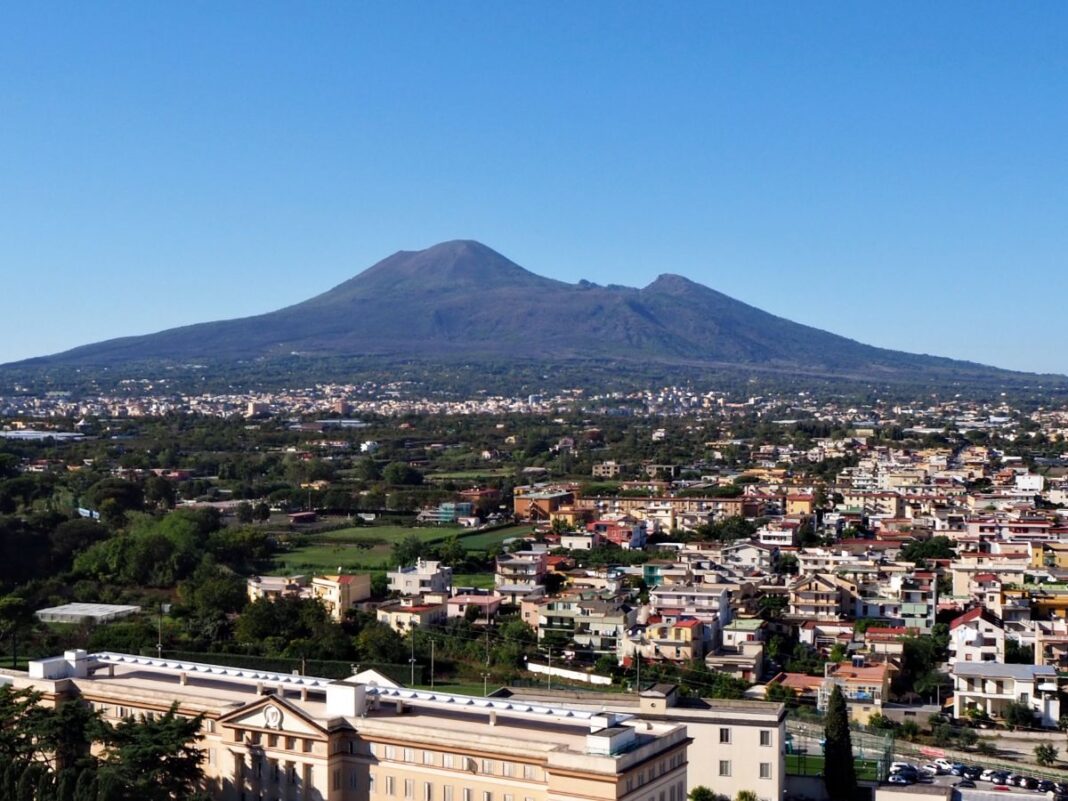 Veduta del Vesuvio
