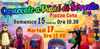Carnevale a Piano di Sorrento 2026: due giorni di festa in Piazza Cota
