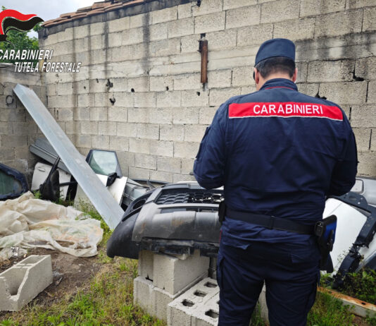 Giugliano, smontava auto rubate in un fondo agricolo: arrestato 35enne