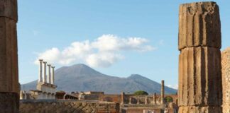 Una veduta degli Scavi di Pompei